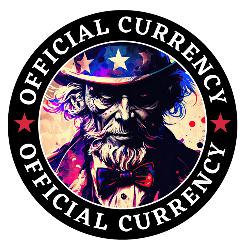 official currency uncle sam logo
